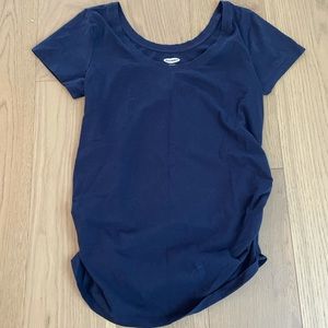 Navy Blue Maternity Tshirt - size M from Old Navy